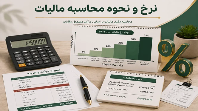 نرخ و نحوه محاسبه مالیات مشاغل خانگی
